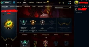 Conta smurf plat 3 - League of Legends LOL