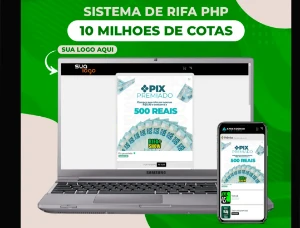 Sistema Rifa Online com Cotas Premias e 10 Milhões De Cotas - Outros