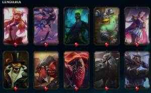 Conta lol, com 724 skins incluindo super raras - League of Legends