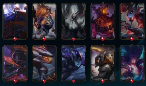 Conta lol, com 724 skins incluindo super raras - League of Legends