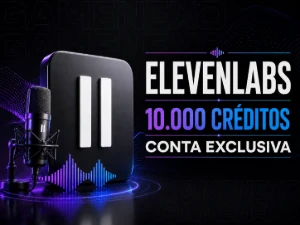 Elevenlabs - Conta Com 10.000 Créditos - Assinaturas e Premium