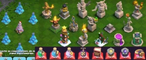 Conta CV15 + Muitas skins - Clash of Clans