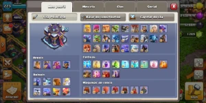 Conta CV15 + Muitas skins - Clash of Clans