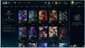 Conta League of Legends UNRANKED LOL
