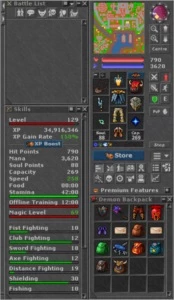 ED lvl 129 ml 65+5 + RP lvl 39 skill 91+2 BELOBRA - Tibia