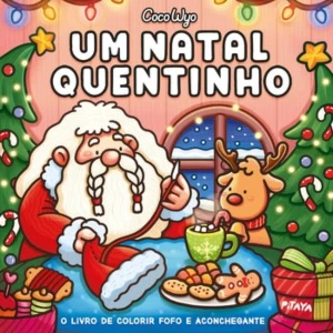 Um Natal quentinho (Cozy Christmas) – livro de colorir PDF