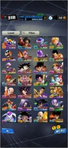 Dragon Ball Legends | Account LVL 318 (day one) - Others