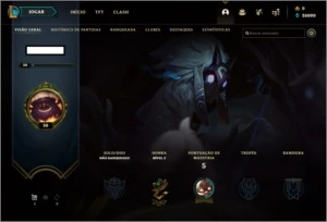 Conta Level 30 Unranked - 26000 Essencias + Fragmentos - League of Legends LOL
