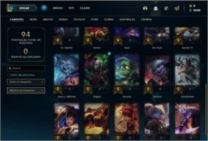 Conta unranked com 2 skins e 25 champs (Ex bronze 4) - League of Legends LOL