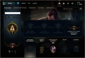 Conta unranked com 2 skins e 25 champs (Ex bronze 4) - League of Legends LOL