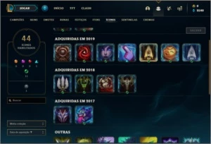 Conta unranked com 2 skins e 25 champs (Ex bronze 4) - League of Legends LOL
