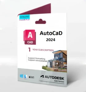 AutoDesk AutoCad 2024 Subscription 1 Year Win/Mac - Softwares and Licenses