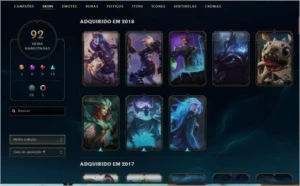 Conta League of Legends LOL