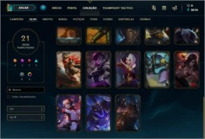 CONTA GOLD 2 / LVL 171 / SKINS / CAMPEÕES+++ - League of Legends LOL