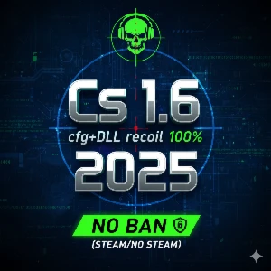 Cs 1.6 cfg+dll recoil 100% 2025 (NO BAN) (STEAM/NO STEAM) - Counter Strike