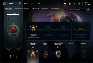 Conta ouro 4 baratinha com 4 skins e 25 champs - League of Legends LOL