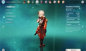 Hu tao + Báculo + Kazuha + 3 T5 - Genshin Impact