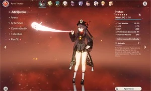 Hu tao + Báculo + Kazuha + 3 T5 - Genshin Impact