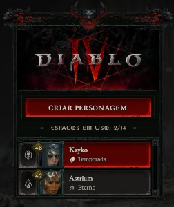 Diablo IV - Conta com edição padrão