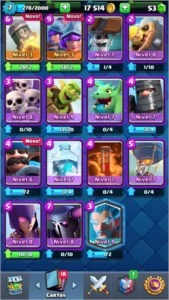 COMBO DE DUAS CONTAS UMA COM 5100 + 3100, VARIAS LENDARIAS!! - Clash Royale