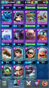 COMBO DE DUAS CONTAS UMA COM 5100 + 3100, VARIAS LENDARIAS!! - Clash Royale