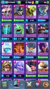 COMBO DE DUAS CONTAS UMA COM 5100 + 3100, VARIAS LENDARIAS!! - Clash Royale