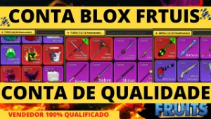 Conta Blox Fruits  Jogo de Videogame Roblox Nunca Usado 93822128