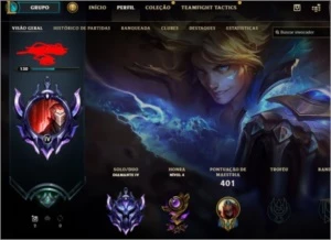 Conta lol Diamante 4/ 176 skins - League of Legends