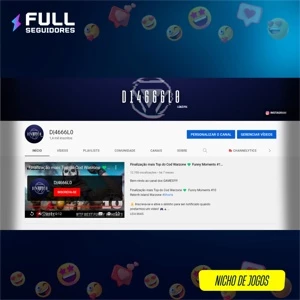 Canal Monetizado YOUTUBE - Redes Sociais