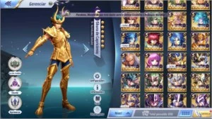 Conta Servidor A1 - Todos os Cavaleiros - Saint Seiya Awakening SSA