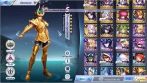 Conta Servidor A1 - Todos os Cavaleiros - Saint Seiya Awakening SSA