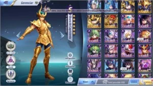 Conta Servidor A1 - Todos os Cavaleiros - Saint Seiya Awakening SSA
