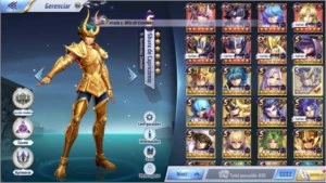 Conta Servidor A1 - Todos os Cavaleiros - Saint Seiya Awakening SSA