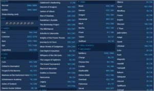 Conta Antiga Hearthstone: 64.170 Gold, 161.585 Pó, 186 Packs - Blizzard