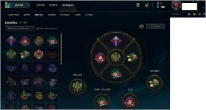 Conta de lol/ platina 5/ lvl 35 - League of Legends