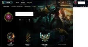 Conta de lol/ platina 5/ lvl 35 - League of Legends