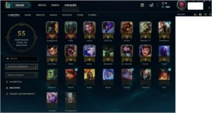 Conta de lol/ platina 5/ lvl 35 - League of Legends