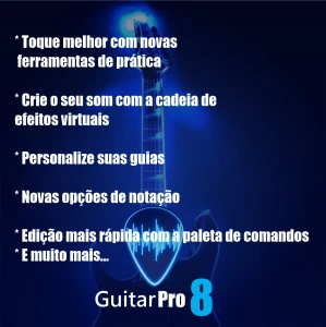 GUITAR PRO 8 com Soundbanks + 230 Mil Tablaturas Completo - Serviços Digitais