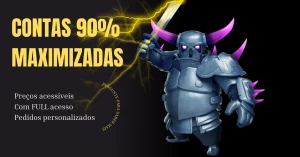 Contas 90% maximizadas - Clash of Clans