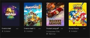 Conta epic games 20 jogos