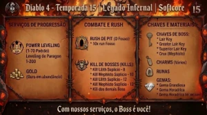 Diablo 4 Temporada 15 - Legado Infernal - Softcore - Blizzard