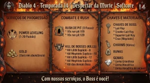 Diablo 4 Temporada 14 - Despertar da Morte - Softcore - Blizzard