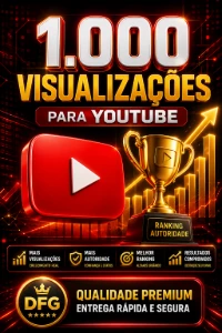 📺 1.000 Views YouTube [Ranking + Real] | Sem Quedas ✨ - Redes Sociais
