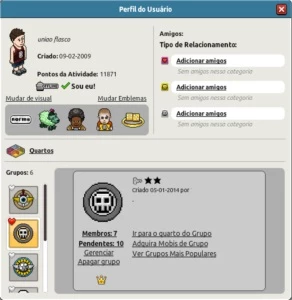 VENDO CONTA HABBO 2009