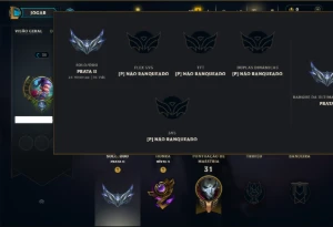 Prata 2 com 50 Champs e 42 Skins ( Mais de 30 Jogos )