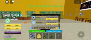 Conta com notificador de frutas e várias frutas permanentes - Roblox