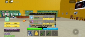 Conta com notificador de frutas e várias frutas permanentes - Roblox