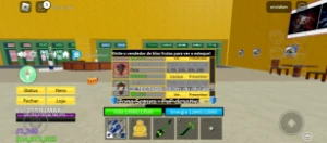 Conta com notificador de frutas e várias frutas permanentes - Roblox