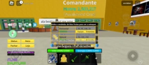 Conta com notificador de frutas e várias frutas permanentes - Roblox