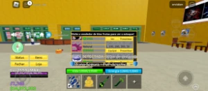 Conta com notificador de frutas e várias frutas permanentes - Roblox